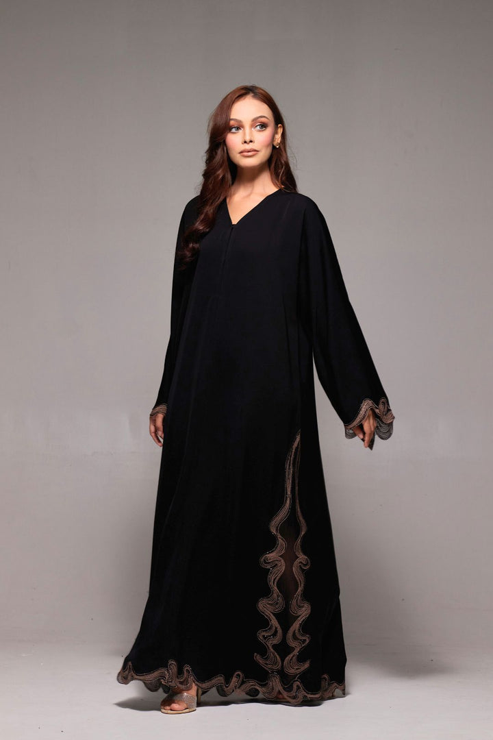 Melia Abaya in Black