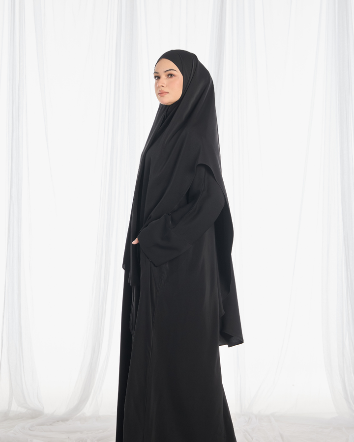 Safa Khimar Umrah Set in Black