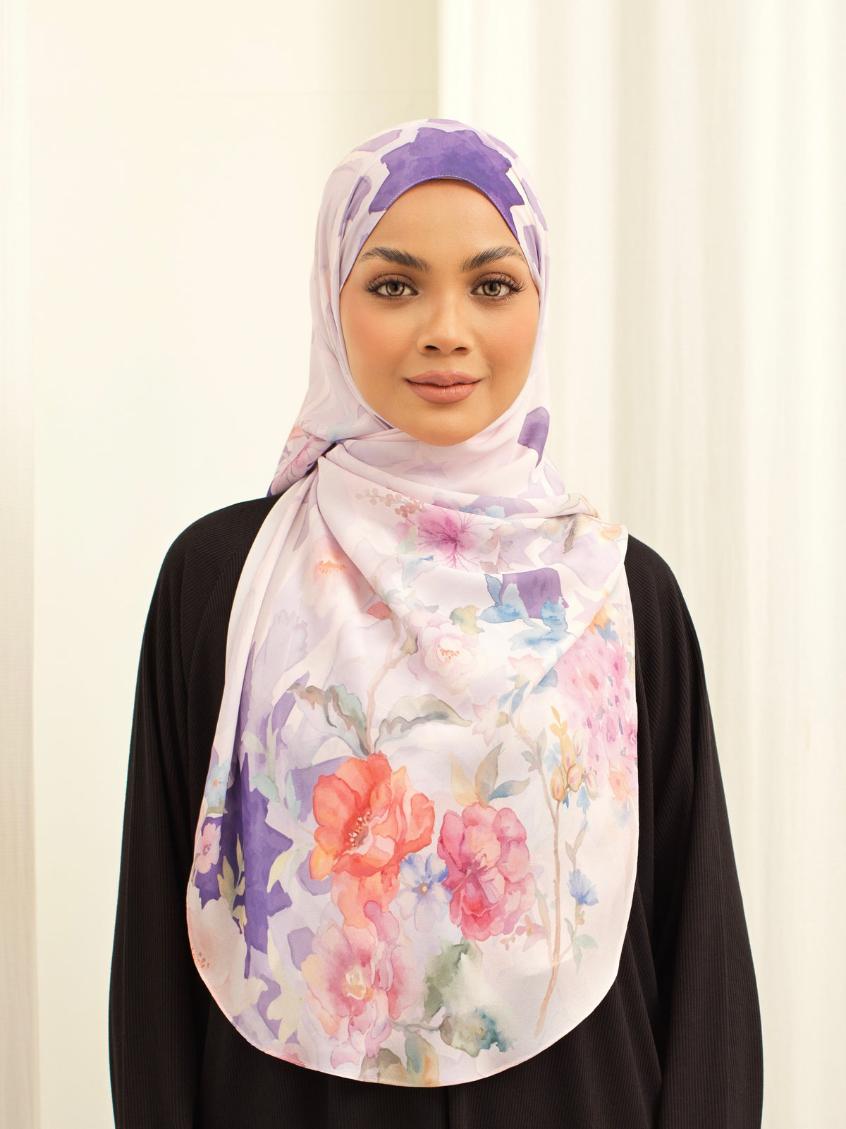 Leya Printed: Warah in Soft Lilac