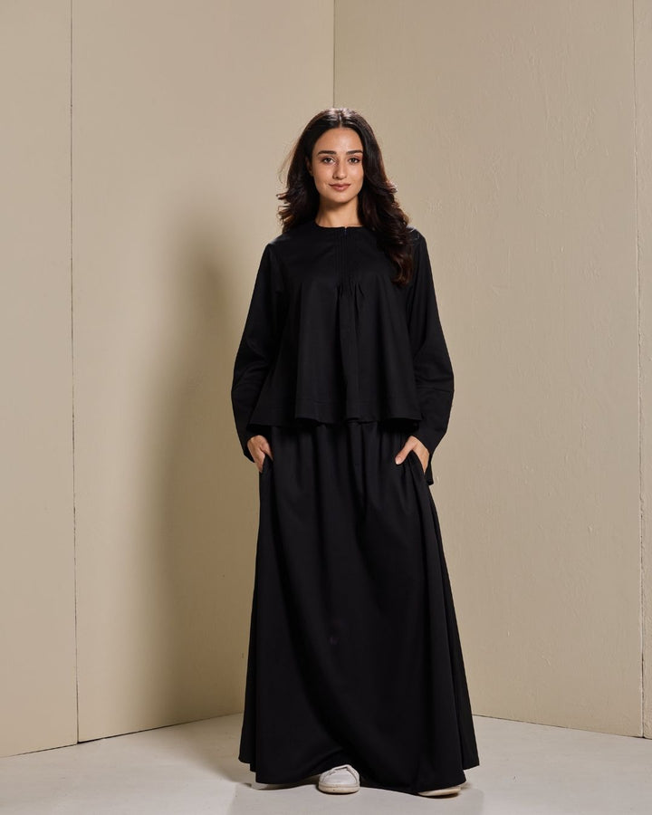 Maya Skirt Set in Rich Brown