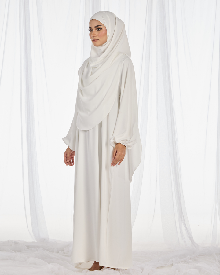 PO : Warda Khimar Set in White