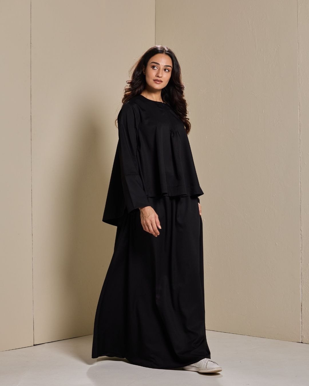 Maya Skirt Set in Rich Brown