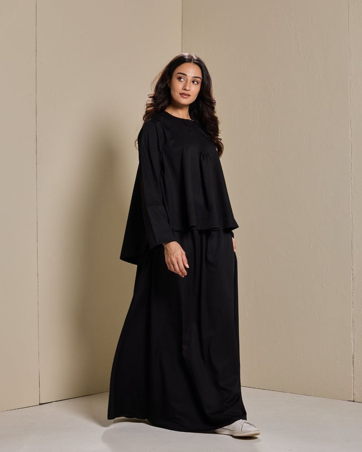 Maya Skirt Set in Rich Brown