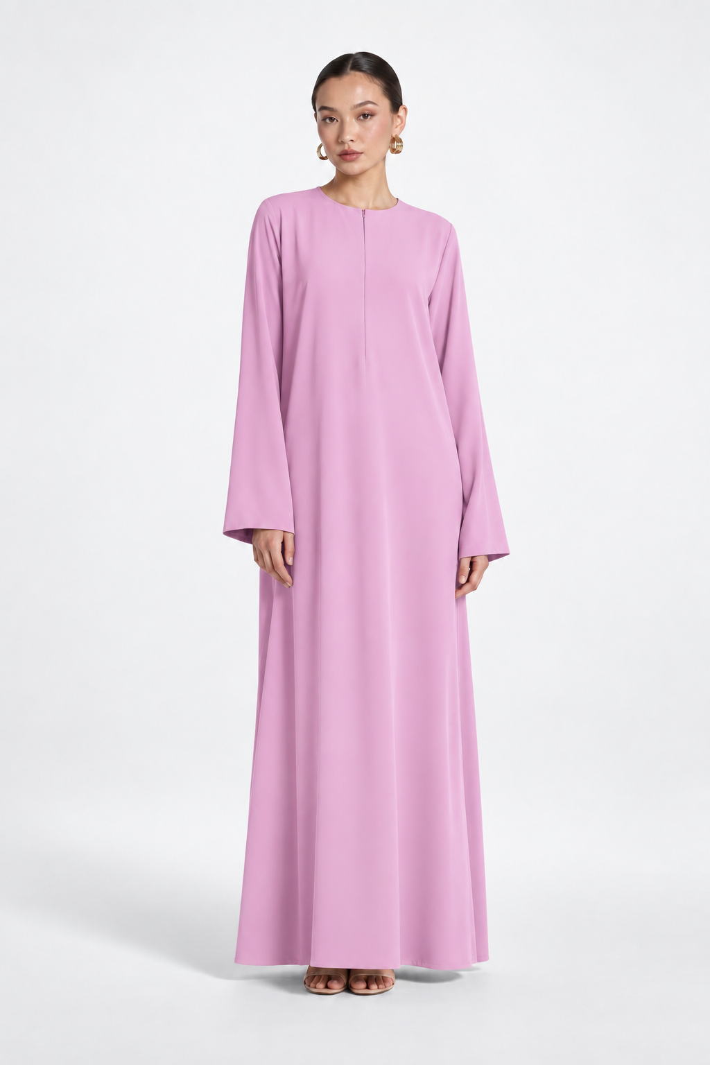 Basic Nidha Abaya Inner in Pink